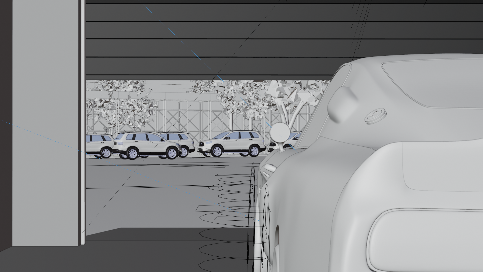 Mustang GT-500 (Viewport Render)
